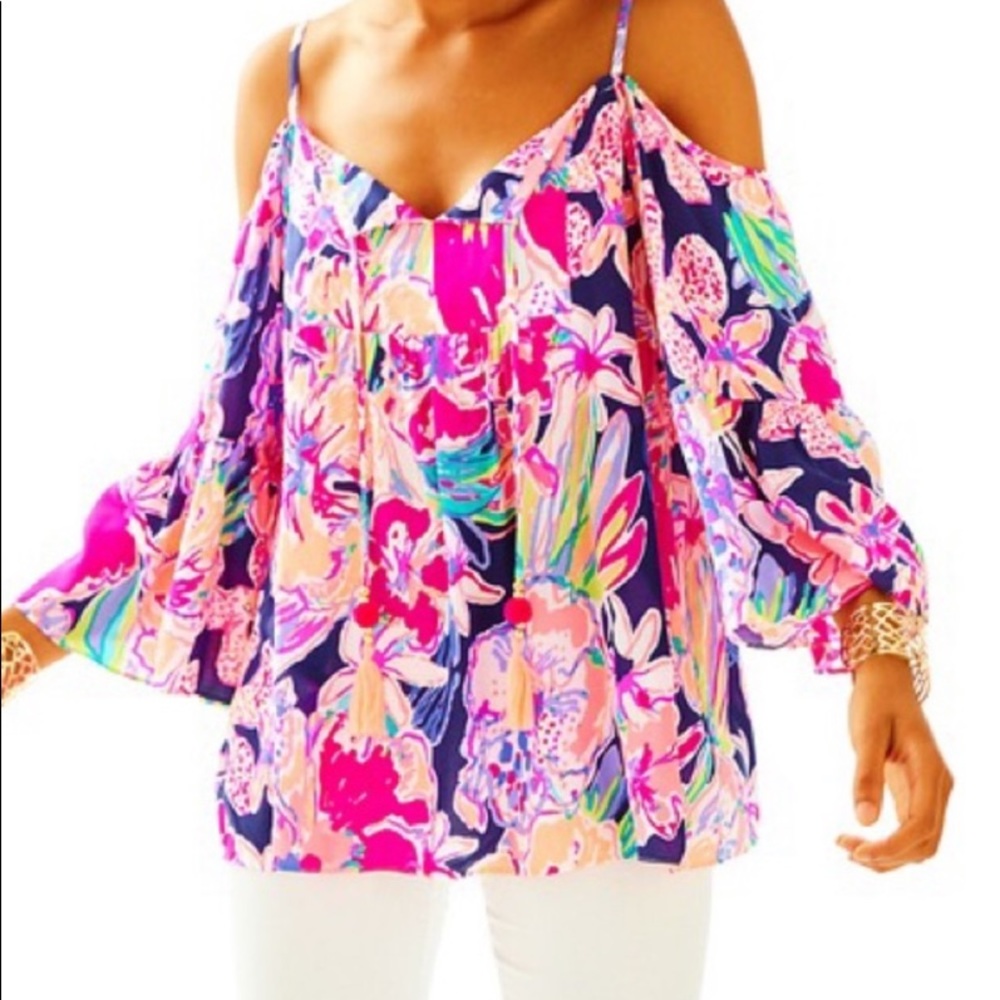ISO Lilly Pulitzer Alanna top